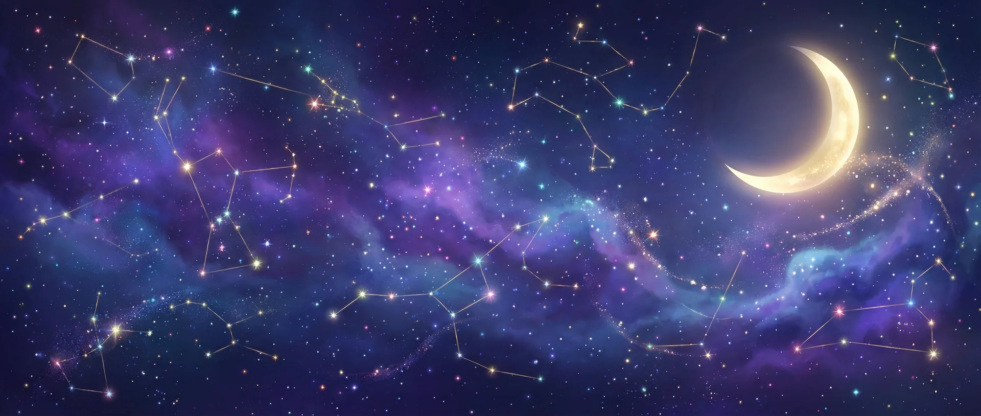 星空背景 - 吴必胜韩国语影视 | 每日星座运势与塔罗占卜
